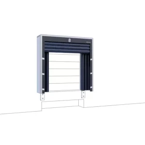 Abrigo de Muelle Inflable tipo DAS-3 3600x3550x850 AFR 3100x3150 AFI 2400x2550