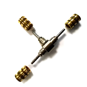 Conector T - 1/4" SAE para manguera termoplastica ID 2mm - 2004