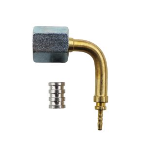 Conector 90 - 1/4 SAE para manguera termoplastica ID 2mm - 2003