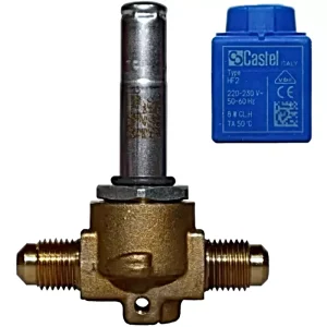 Cuerpo de valvula Solenoide  de 1/4" - Flare sin coil - 1020/2S - Castel