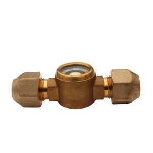 Visor de Liquido 3/8" Male Flare (SAE) con tuercas
