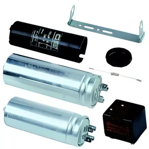 Rele + Capacitador, marcha(30+25 uF), arranque(98+140 uF) MT(Z)064-1 - 7701044